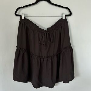 Tiered Skirt with Elastic waistband